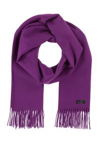 PLAID CASHMINK LOOP - Sall - royal purple