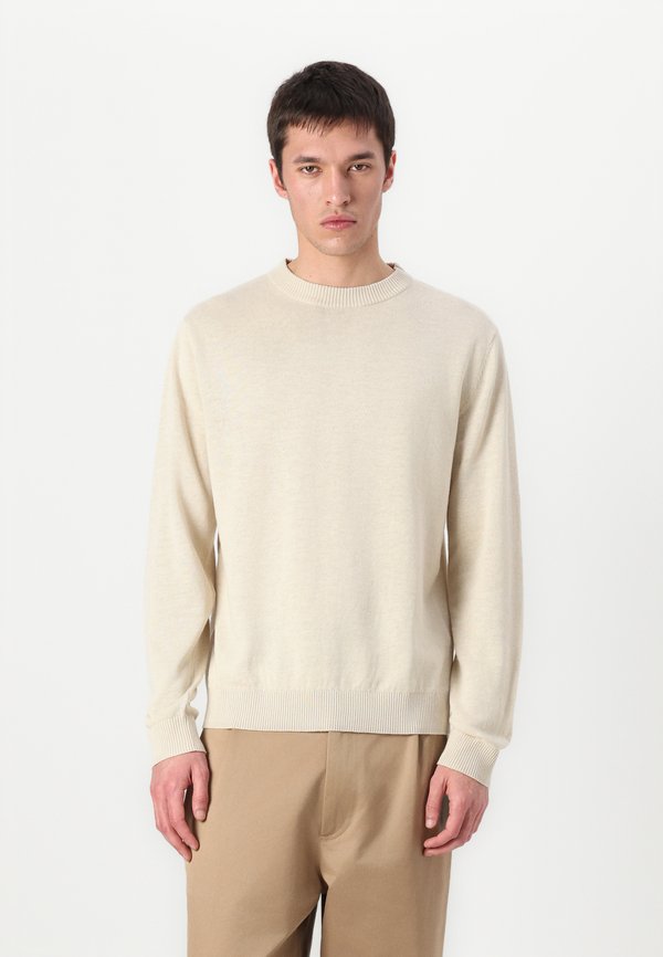 SLHMATTIS SUN CREW NECK - Jumper - oatmeal