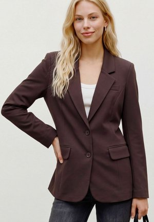 Vero Moda, BLAZER VMHARUKI BLAZER - Blazer - chocolate torte