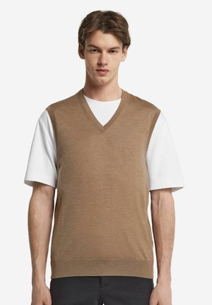 ULTRAFINE V NECK - Maglione - Natural
