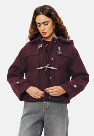 DUFFLE-À CAPUCHE - Veste légère - bordeaux