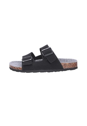 TIEFFUSSBETT SLIDES - Ciabattine - schwarz