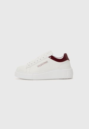 BARAGA - Trainers - white/bordeaux
