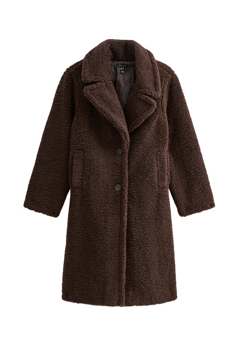 New Look Mantel donkerbruin