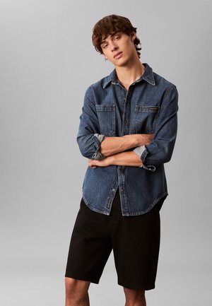 LOOSE - Shorts di jeans - ck classic black