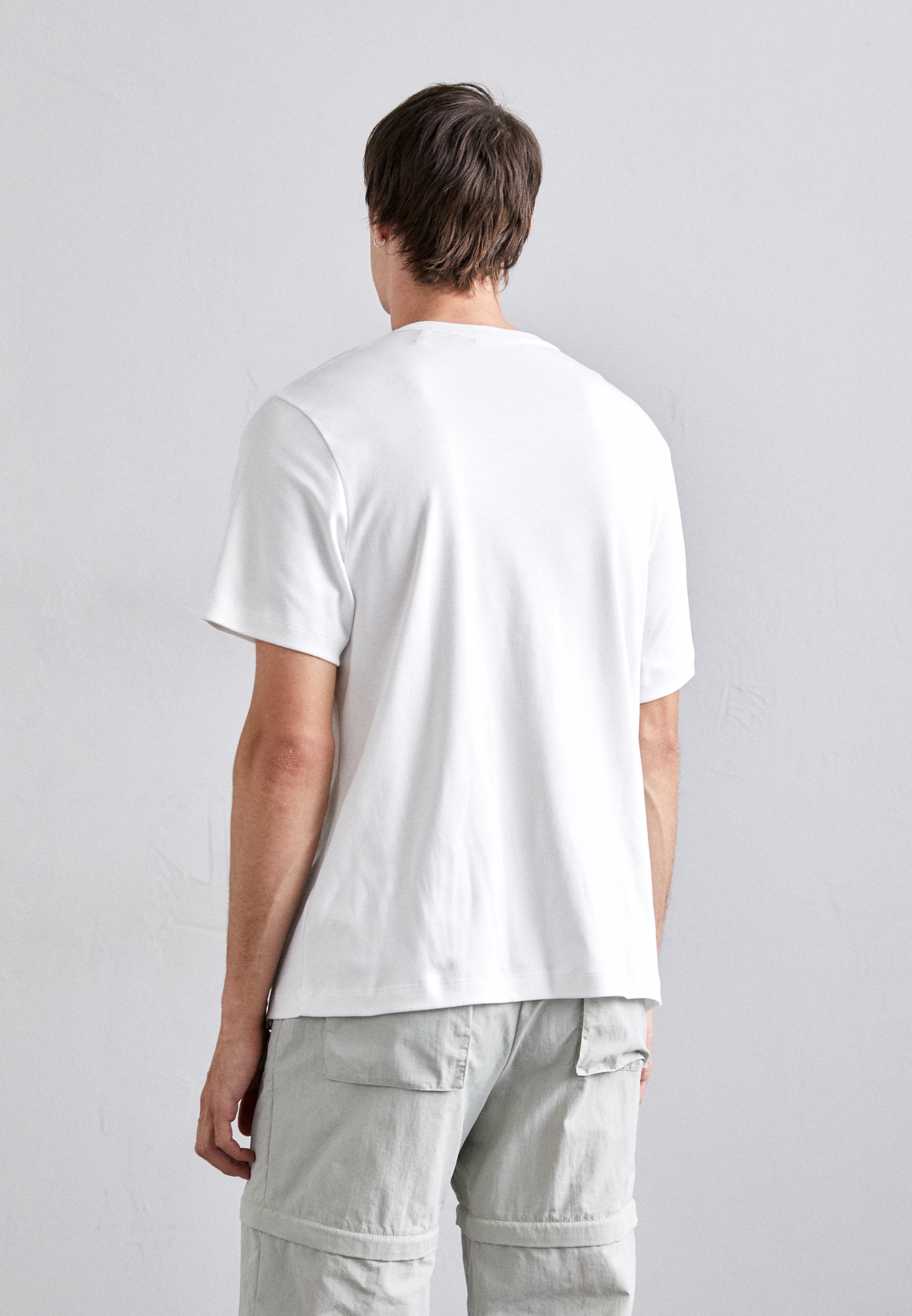 Helmut Lang LOGO TEE - Print T-shirt - white - Zalando