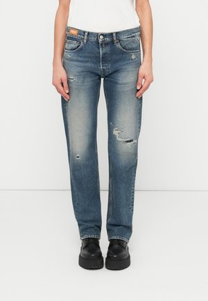 AUBRY PANTS - Egyenes szárú farmer - medium blue