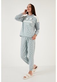 LELA REGULAR FIT SET - Komplet pidžame - mint