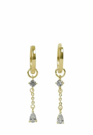 SNÖ of Sweden, TRINITY CHAIN PENDANT RING EAR - Earrings - g clear