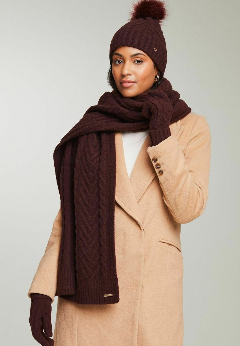 Lipsy COSY CABLE - Sjal / Tørklæder - red