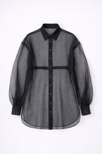ORGANZA  - Skjortebluser - black