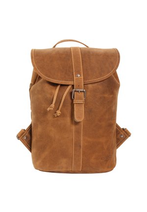 Gusti Leder BENNETT - Turistinė kuprinė - Light Brown