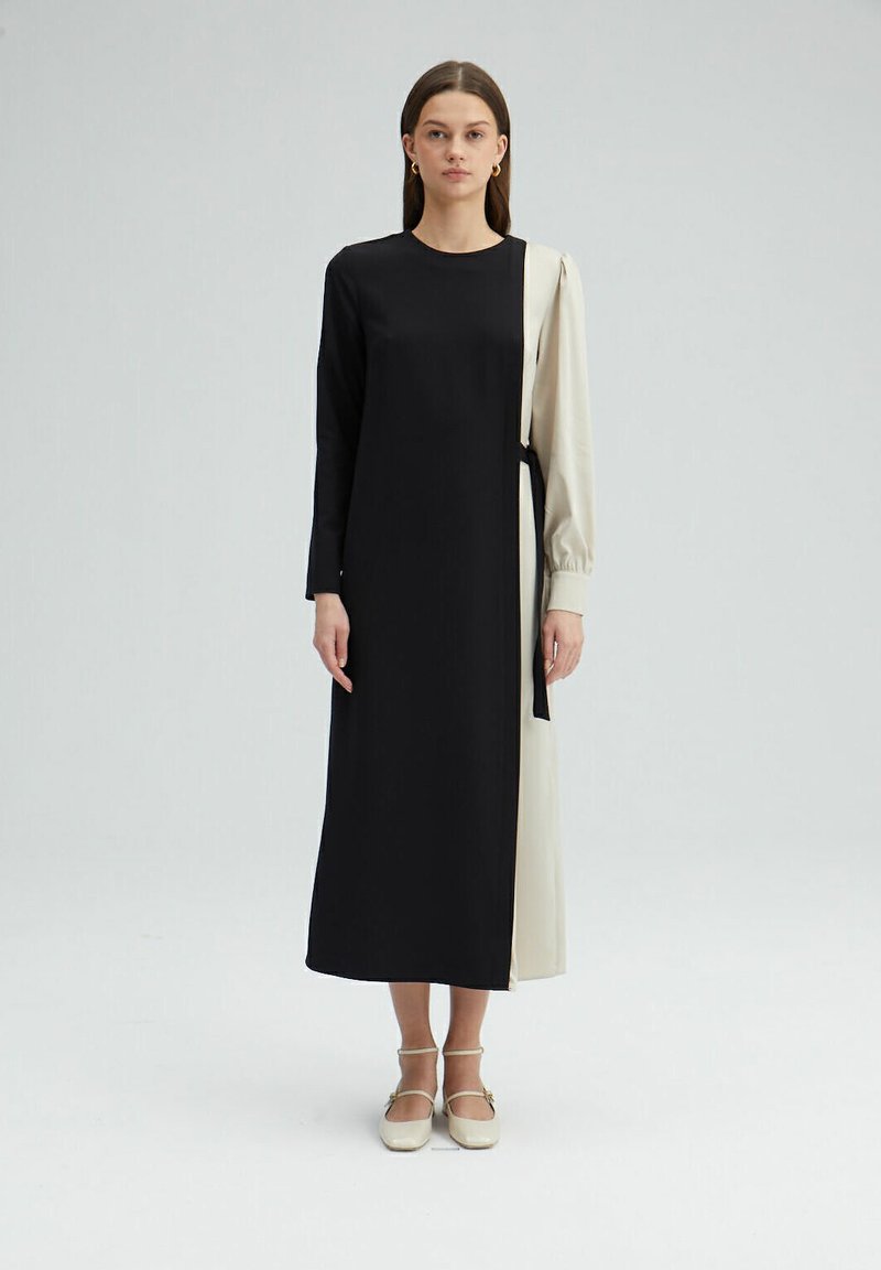 Touché Privé CONTRAST COLORED - Vestido informal - black