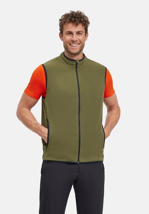 FALKE, Trekking Fleece Vest - Bodywarmer - herb