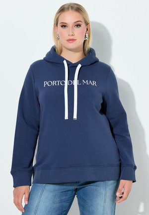 Ulla Popken PORTO DEL MAR - Kapuzenpullover - ink blue