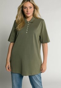 Ulla Popken MANCHES COURTES - Polotričko - khaki