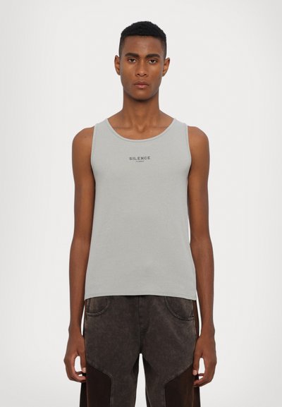 Han Kjøbenhavn SLIM TANK UNISEX - Μπλούζα - steel grey