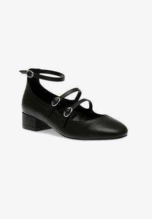 Madden by Steve Madden TACCO - Ballerine con cavigliera - nero