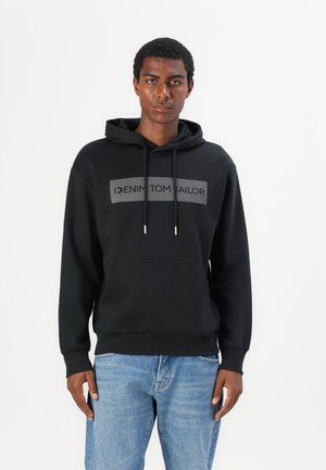 TOM TAILOR DENIM PRINTED  - Sweatshirt - black