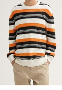 TOM TAILOR DENIM Stickad tröja - orange