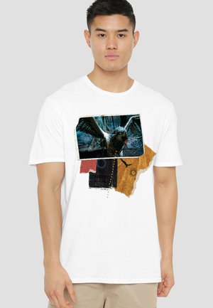 Cotton Soul, HARRY POTTER BUCKBEAK PHOTO COLLAGE - T-Shirt print - white
