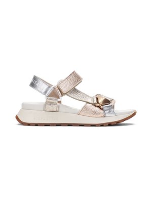 MAUI - Sandalen met sleehak - multi metals