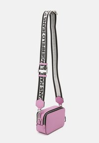Karl Lagerfeld Jeans LOGO PATCH CAMERA - Torba preko tijela - moonlite mauve
