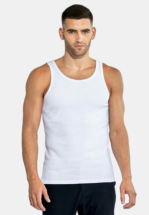 Bread & Boxers 2-PACK TANK RIBBED - Undertröja - white