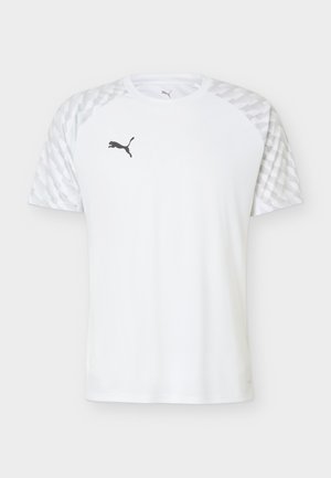 Puma, TEAMLIGA26 - Sports T-shirt - white/black/flat light gray