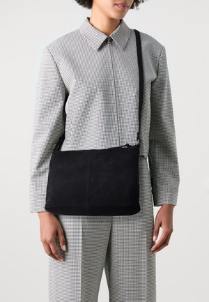 LEATHER - Cross body bag - black