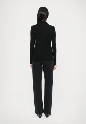 AMOS - T-shirt à manches longues - black