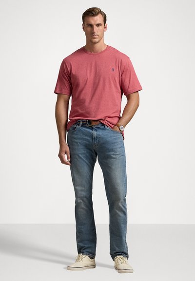 Polo Ralph Lauren Big & Tall JERSEY CREWNECK T-SHIRT - Paprasti marškinėliai - ruby heather