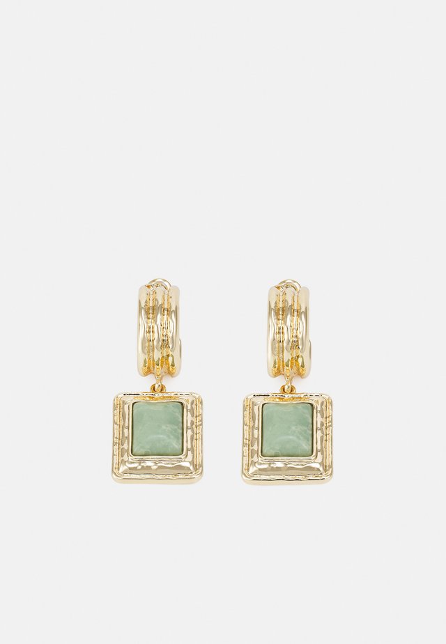 STONE DROP - Oorbellen - gold-coloured