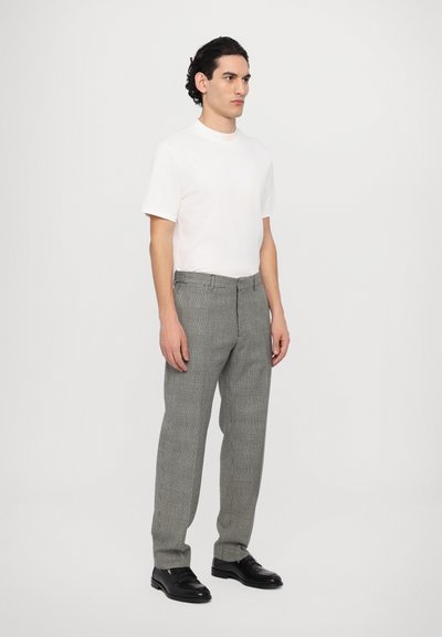 The Kooples PANTALON COSTUM - Kalhoty - black/white