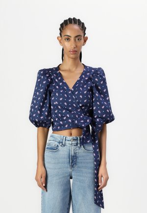PAISLEY WRAP  - Pusero - french navy