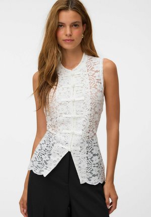 Vero Moda, PARTY TOP VMJULIA TOP - Blouse - bright white