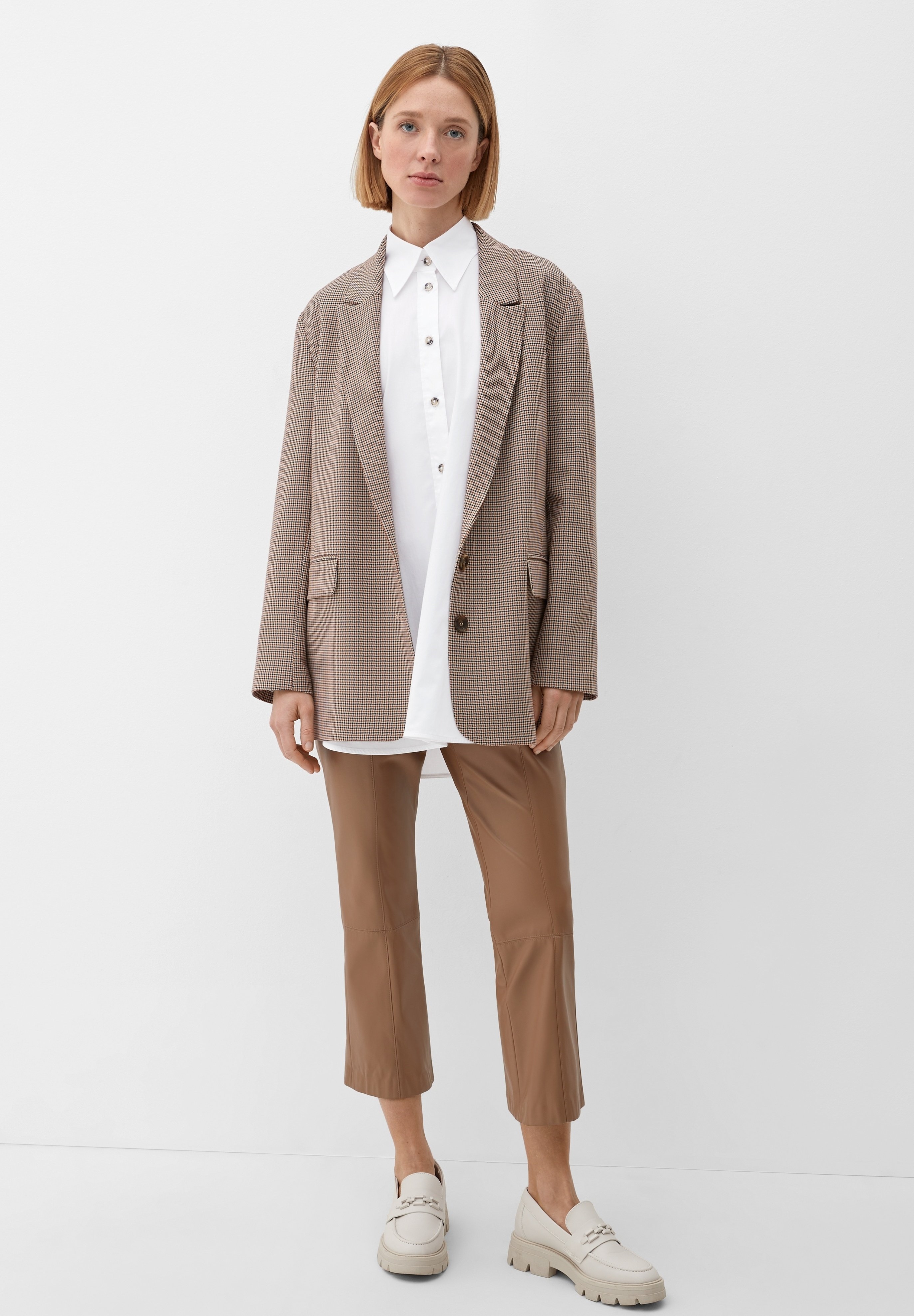 s.Oliver BLACK LABEL VERKÜRZTES - Blouse - creme/crème