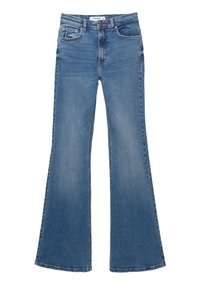 Flared-farkut - blue denim
