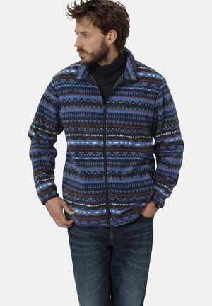 Babista BELLAZARI - Zip-up sweatshirt - dunkelblau gemustert