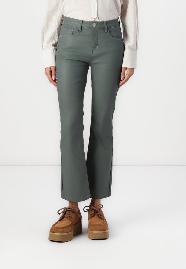 EMEDA - Stoffhose - dark sage