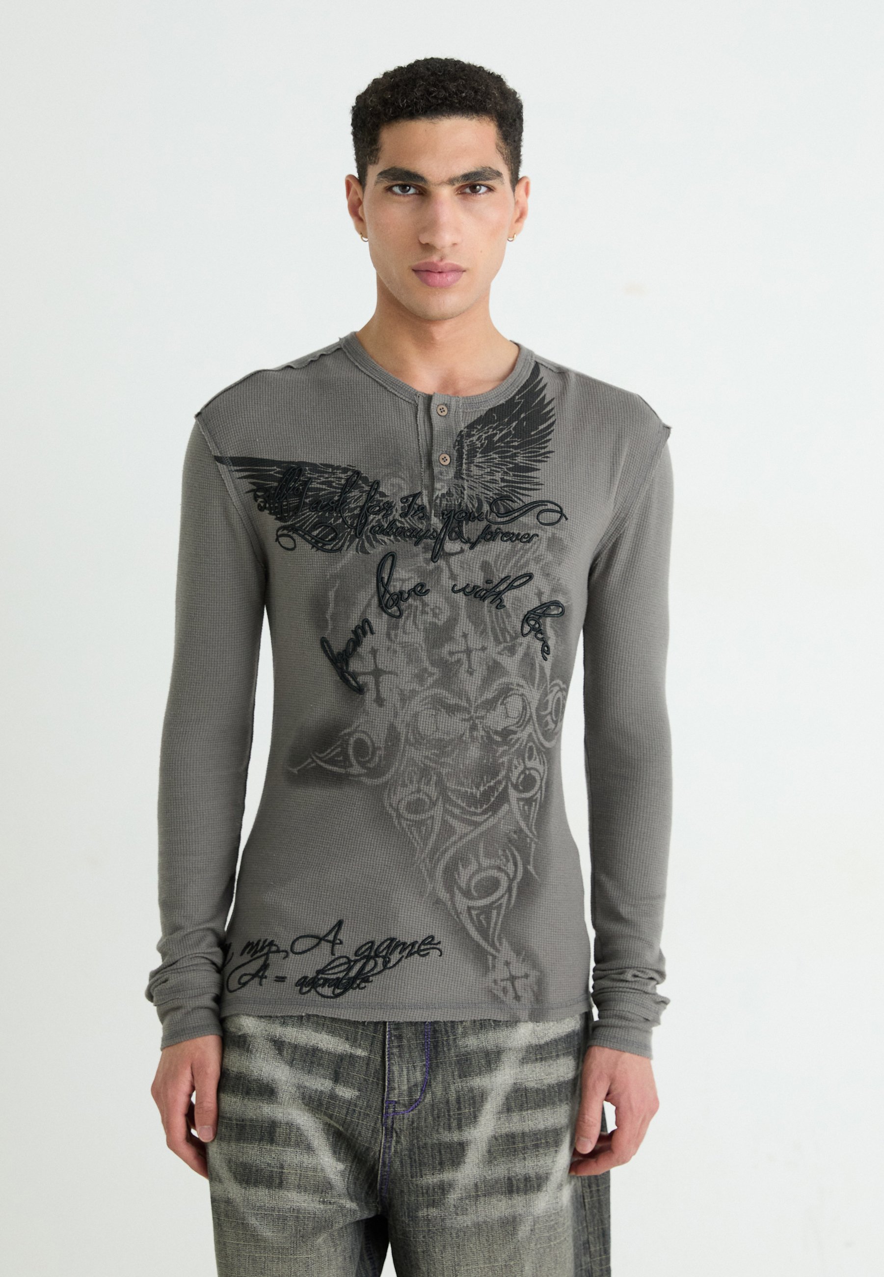 Jaded London 長袖カットソー JADED LONDON(ジェイデッドロンドン) Tシャツ・カットソー