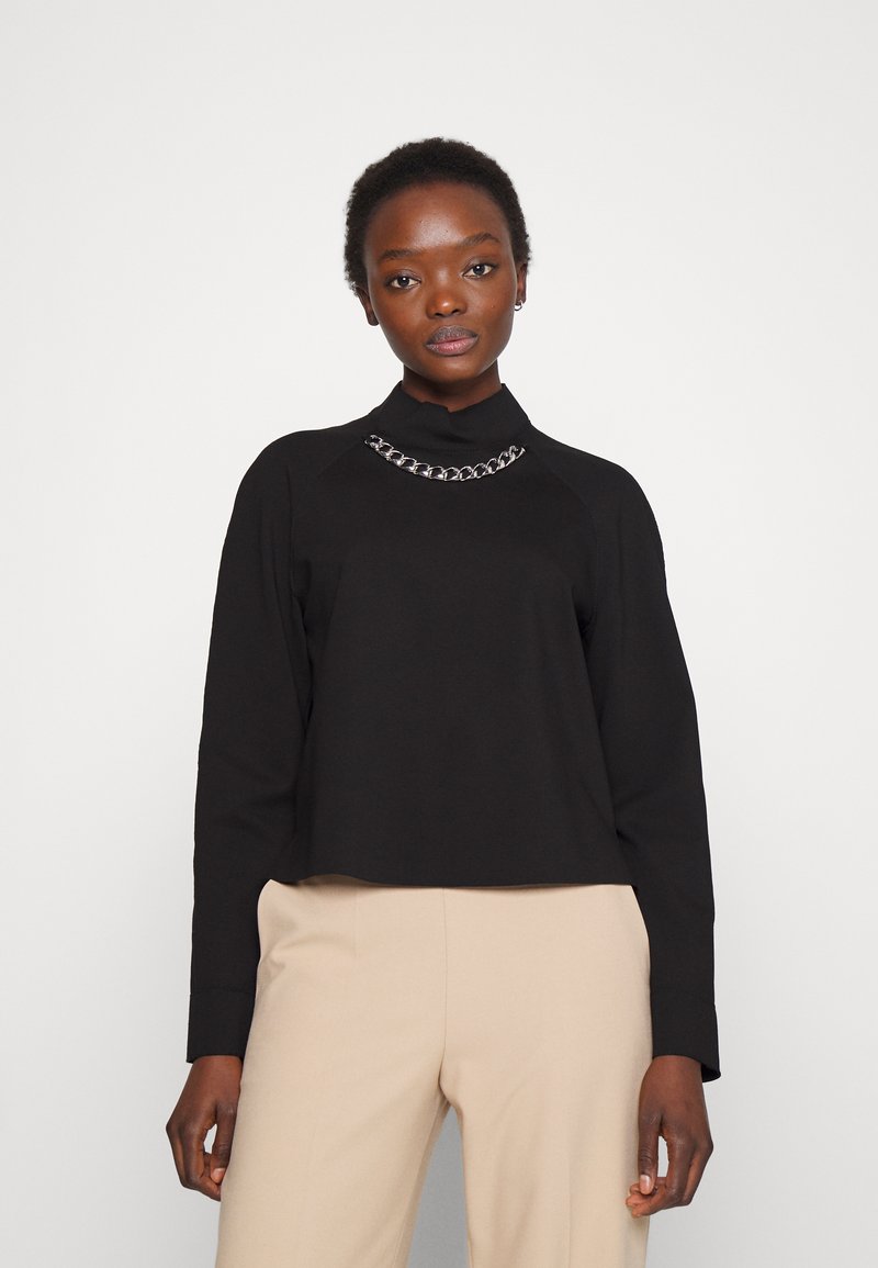 Damen Strickjacken | HUGO CLABARI Strickpullover black/schwarz - CU25083 Damen Strickjacken | HUGO CLABARI Strickpullover black/schwarz - CU25083