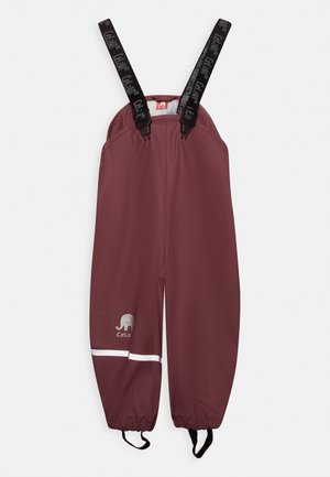 RAINWEAR PANTS SOLID UNISEX - Rain trousers - rose brown