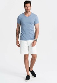 Ombre Jednoduché tričko - light blue