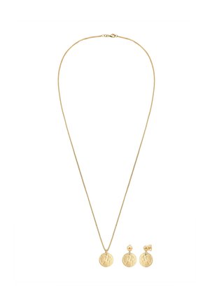 SET STRUCTURED - Ohrringe - gold-coloured