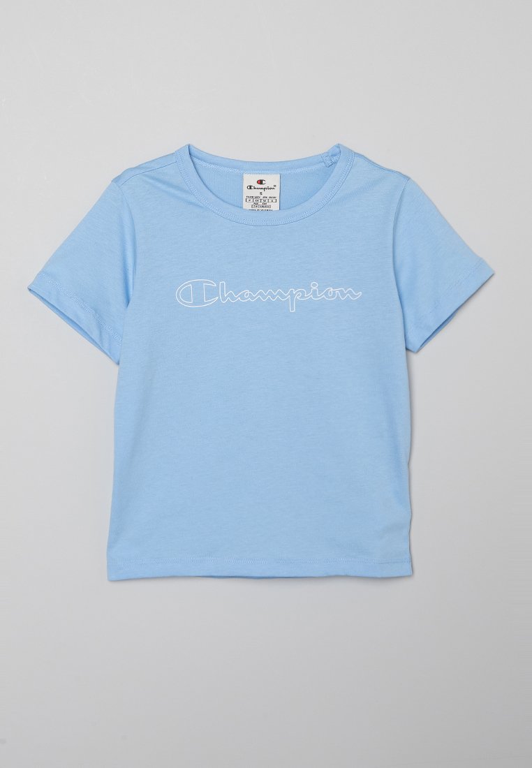 Champion T-shirt print blauw Champion T-shirt print blauw