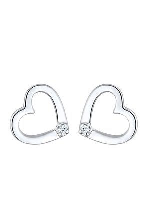 HERZ LIEBE DIAMANT  - Oorbellen - silber