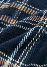 Next BORG LINED CHECK - Mezisezónní bunda  - navy blue