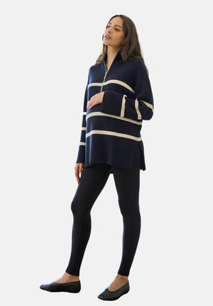 MATERNITY NURSING - Neule - navy stripe
