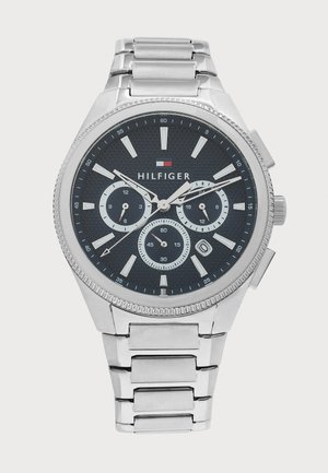 Tommy Hilfiger, Kronograf - silver-coloured/blue